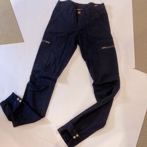 TORY BURCH SLIM CARGO PANT SIZE 25 VERY HARD TO FIND